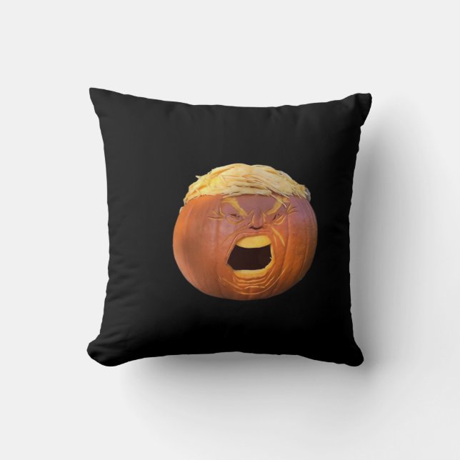 Trumpkin - Funny Halloween Kudde (Framsida)