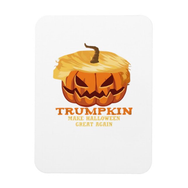 Trumpkin Funny Halloween Pumpkin - Classic Costume Magnet (Vertikal)