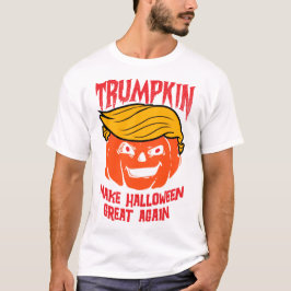 Trumpkin - Funny Trump Halloween Pumpkin Design T Shirt