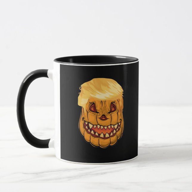 Trumpkin Gör Halloween-skräcken igen klassisk Mugg (Vänster)
