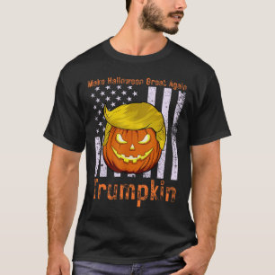 Trumpkin Gör Halloween Större Igen Roligt Sarksast T Shirt