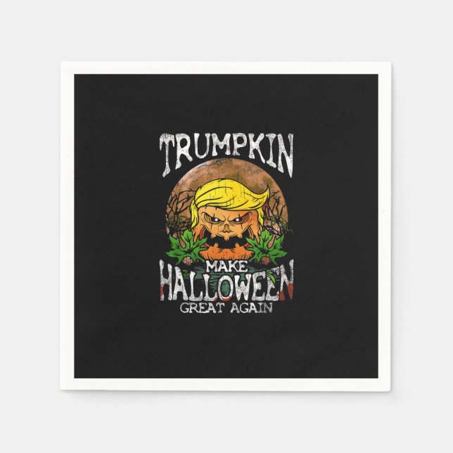 Trumpkin Gör Halloween Underbar igen Gift Pappersservett (Framsidan)