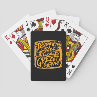 Trumpkin Gör Halloween Underbar igen - höstslott Casinokort