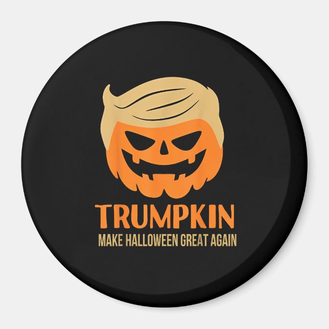 Trumpkin Gör Halloween Underbar igen Magnet (Framsidan)