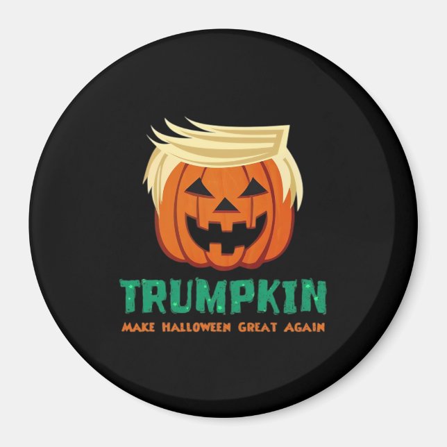 Trumpkin Gör Halloween Underbar igen-offert Magnet (Framsidan)