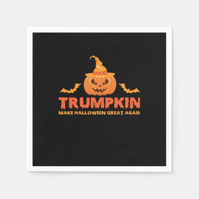 Trumpkin Gör Halloween Underbar igen Pappersservett (Framsidan)