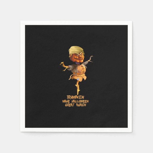 Trumpkin Gör Halloween Underbar igen Pappersservett (Framsidan)