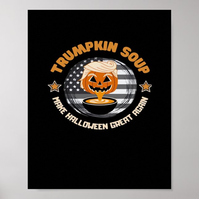 Trumpkin Gör Halloween Underbar igen Pumpkin Soppa Poster (Framsidan)