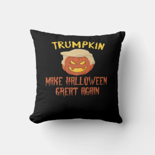 Trumpkin Gör Halloween Underbar igen - roligt Cost Kudde