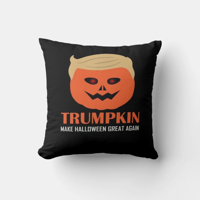 Trumpkin Gör Halloween Underbar igen, roligt P Kudde (Framsida)
