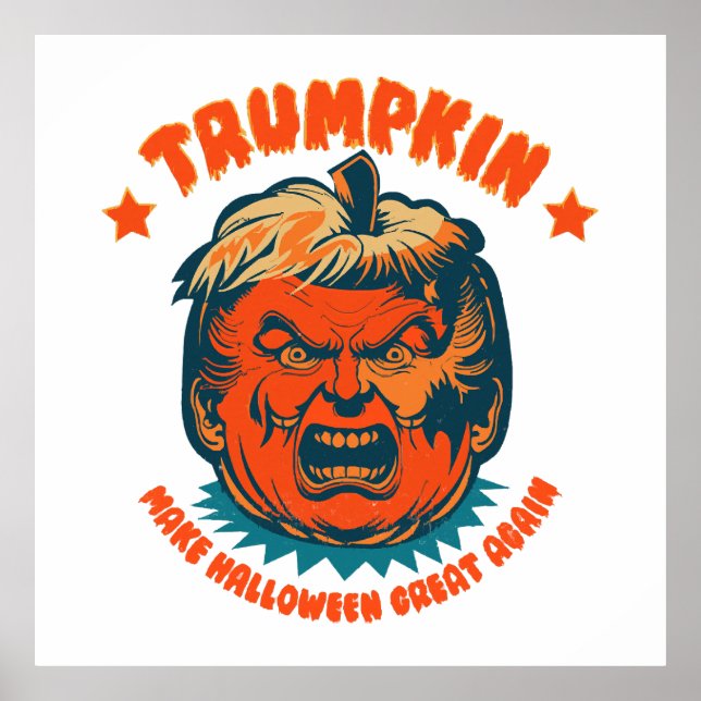 trumpkin gör halloween underbar igen roligt poster (Framsidan)
