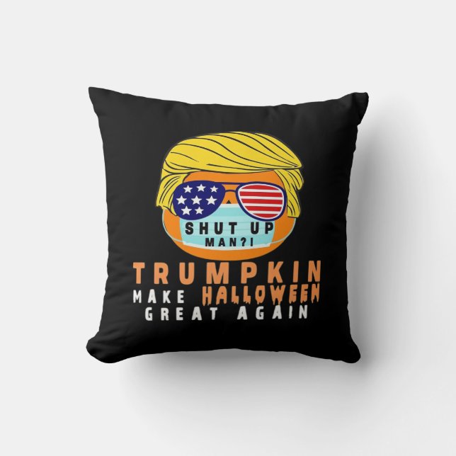 Trumpkin Gör Halloween Underbar igen, roligt Quara Kudde (Framsida)