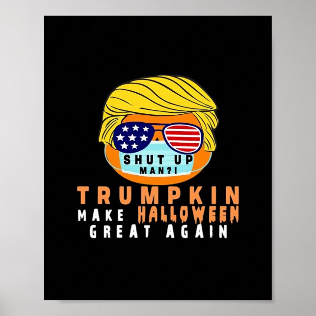 Trumpkin Gör Halloween Underbar igen, roligt Quara Poster (Framsidan)