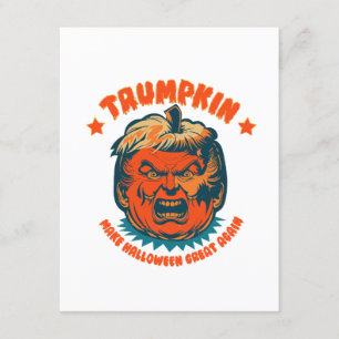 trumpkin gör halloween underbar igen roligt tilläggskort