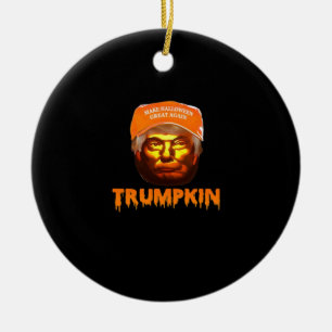 Trumpkin Gör Halloween Underbar igen Sloth Julgransprydnad Keramik
