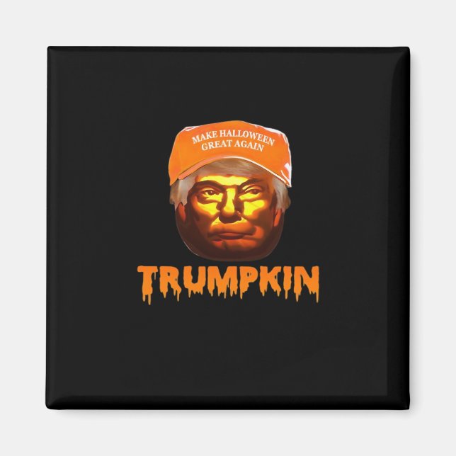 Trumpkin Gör Halloween Underbar igen Sloth Magnet (Framsidan)