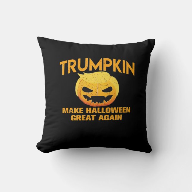 Trumpkin Gör Halloween Underbar igen - Sloth Parod Kudde (Framsida)
