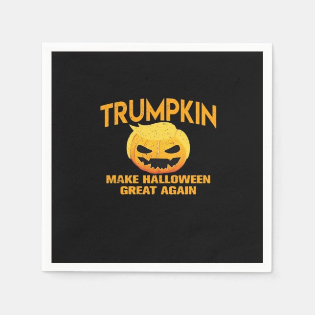 Trumpkin Gör Halloween Underbar igen - Sloth Parod Pappersservett (Framsidan)
