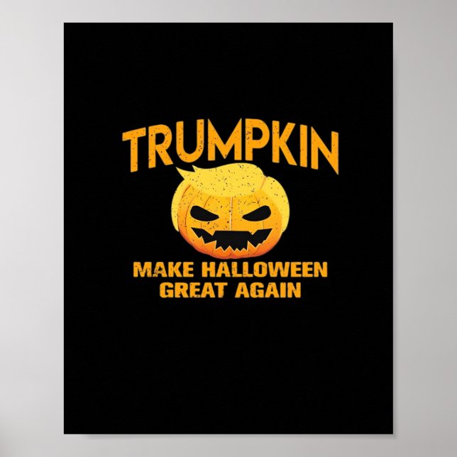 Trumpkin Gör Halloween Underbar igen - Sloth Parod Poster (Framsidan)