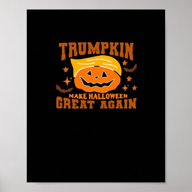 Trumpkin Gör Halloween Underbar igen - Spooky Poli Poster (Framsidan)