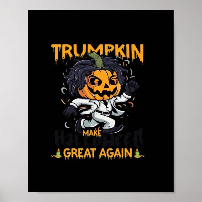 Trumpkin Gör Halloween Underbar igen Trumpkin Cost Poster (Framsidan)