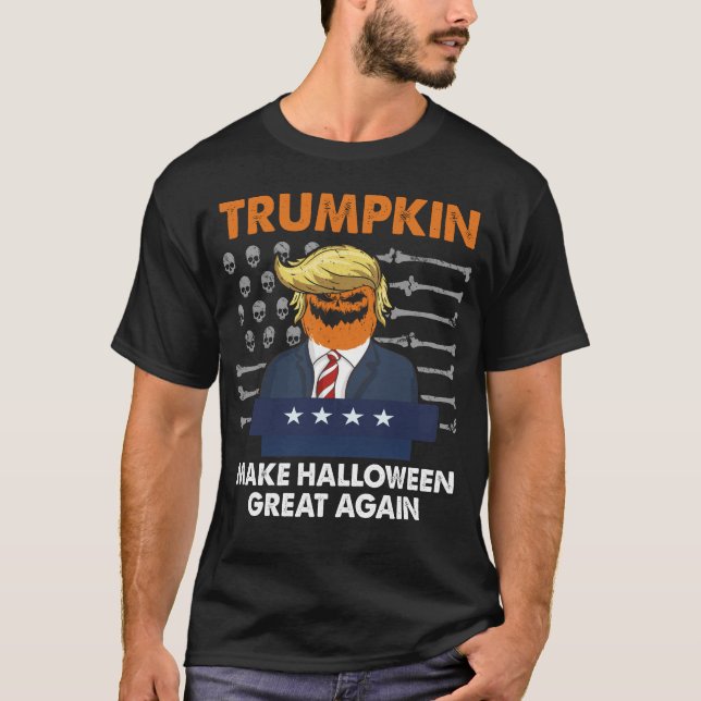 Trumpkin gör Halloween Underbarare igen, trumpy Tr T Shirt (Framsida)