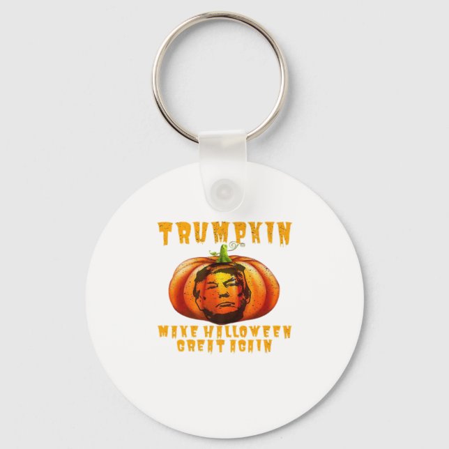 Trumpkin Gör Halloween Underbart igen grafik lusti Nyckelring (Framsida)