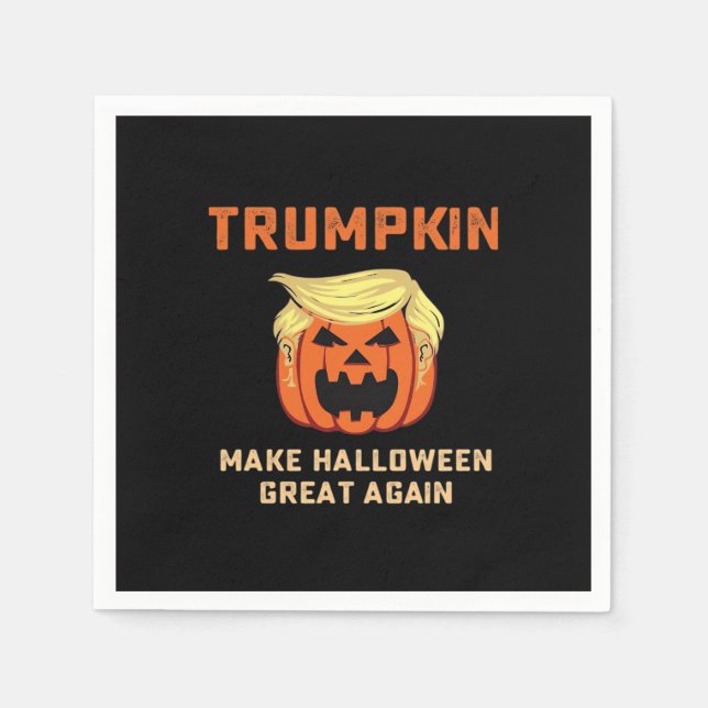 Trumpkin Gör Halloween Underbart igen - Klassisk p Pappersservett (Framsidan)