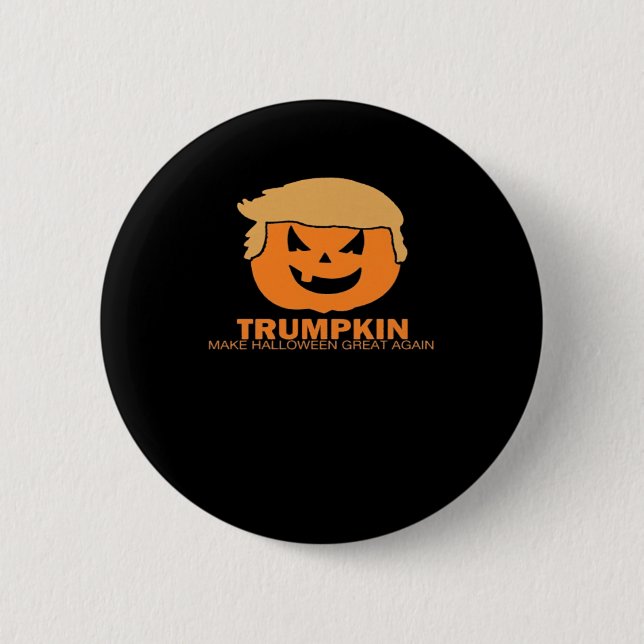 Trumpkin - gör Halloween Underbart igen klassiskt Knapp (Framsida)