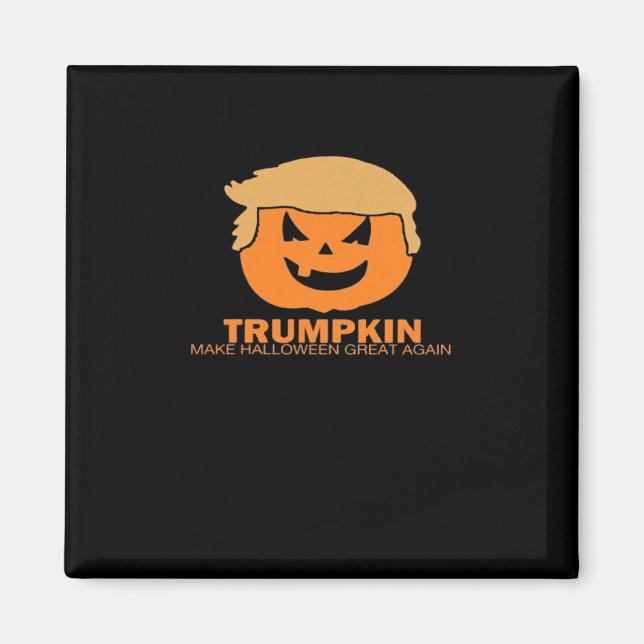 Trumpkin - gör Halloween Underbart igen klassiskt Magnet (Framsidan)