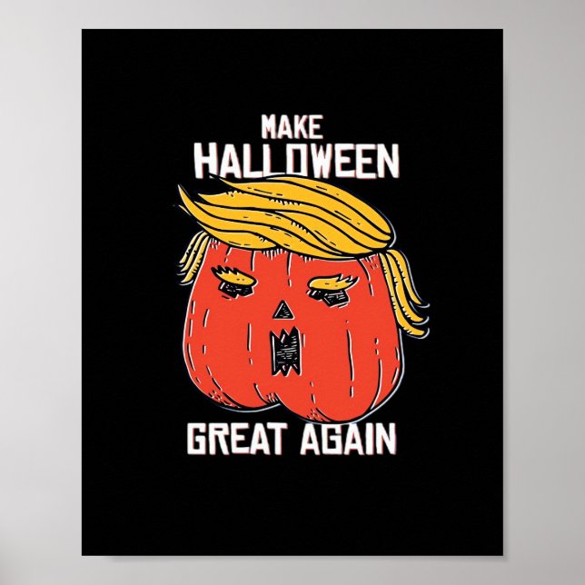 Trumpkin Gör Halloween Underbart igen klassiskt -  Poster (Framsidan)