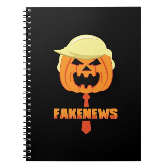 Trumpkin Gör Halloween Underbart igen - Nyheter Cl Anteckningsbok (Framsidan)