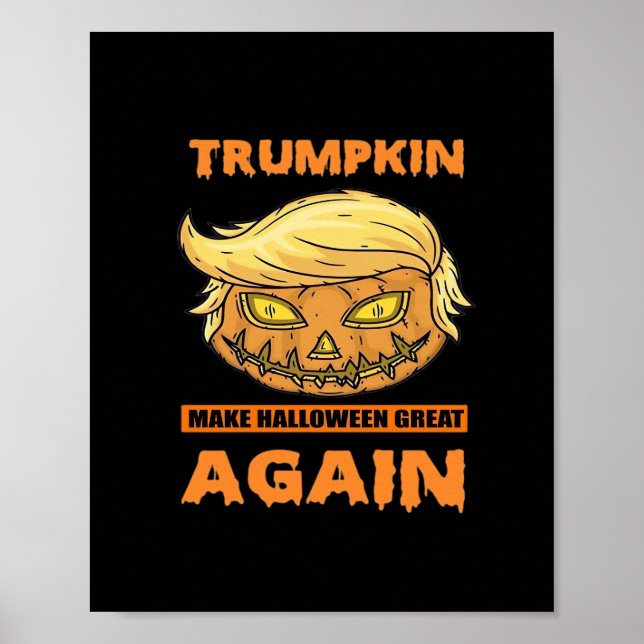 Trumpkin Gör Halloween Underbart igen, roligt klas Poster (Framsidan)