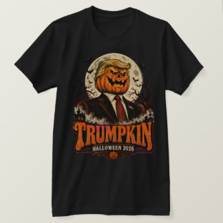 Trumpkin Halloween 2026 Roligt T Shirt