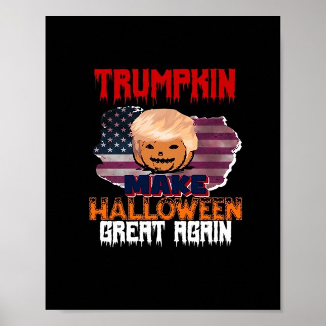 Trumpkin Halloween Classic Poster (Framsidan)
