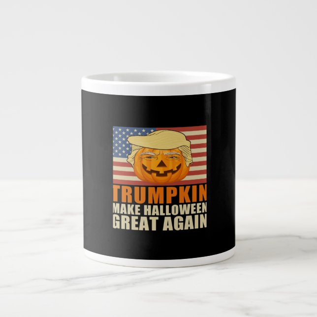 Trumpkin Halloween Funny Classic & Basic Design Jumbo Mugg (Framsidan)