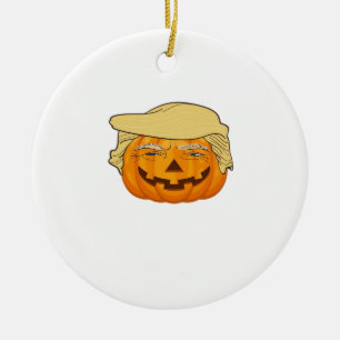 Trumpkin Halloween Funny Classic - Basic Fall Slot Julgransprydnad Keramik