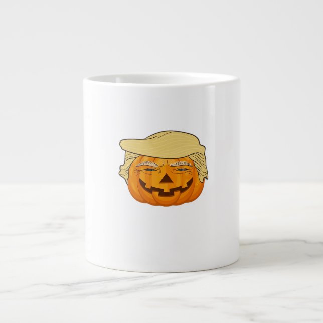 Trumpkin Halloween Funny Classic - Basic Fall Slot Jumbo Mugg (Framsidan)