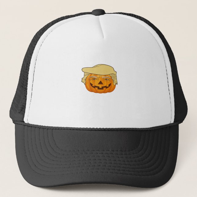 Trumpkin Halloween Funny Classic - Basic Fall Slot Keps (Framsida)