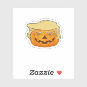 Trumpkin Halloween Funny Classic - Basic Fall Slot Klistermärken