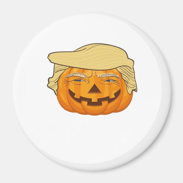 Trumpkin Halloween Funny Classic - Basic Fall Slot Magnet (Framsidan)