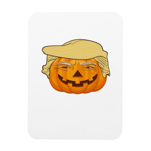 Trumpkin Halloween Funny Classic - Basic Fall Slot Magnet (Vertikal)