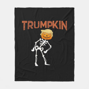 Trumpkin Halloween Funny Classic Fleecefilt