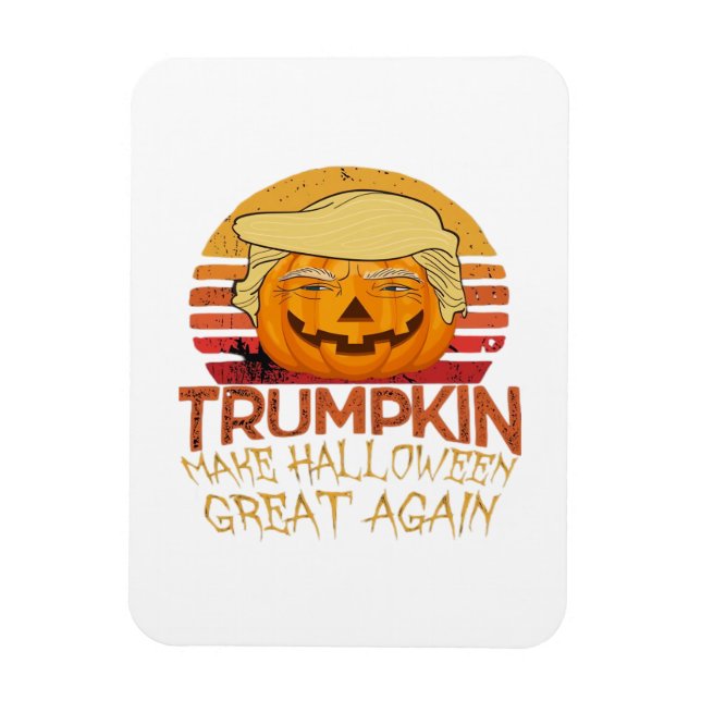 Trumpkin Halloween Funny Classic Magnet (Vertikal)