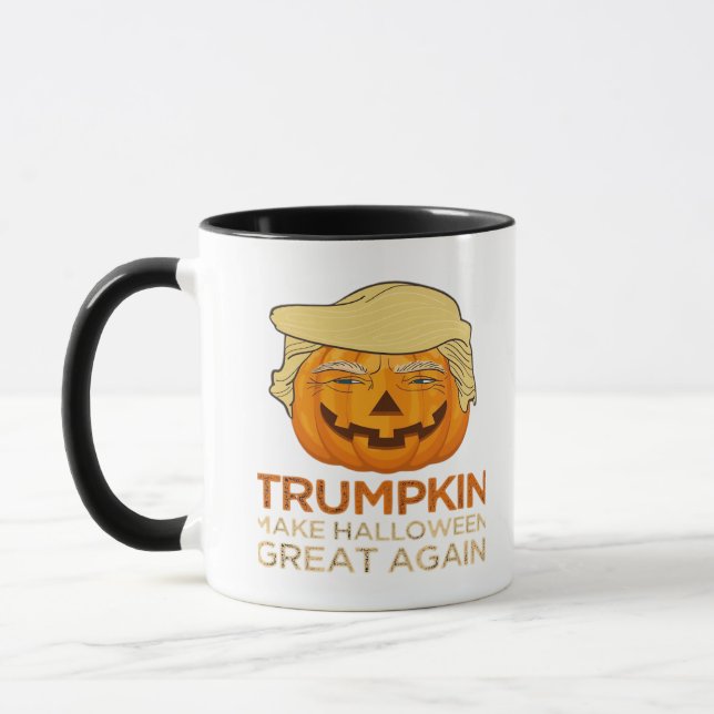 Trumpkin Halloween Funny Classic Mugg (Vänster)