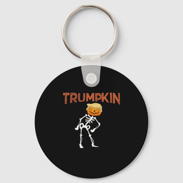 Trumpkin Halloween Funny Classic Nyckelring (Framsida)