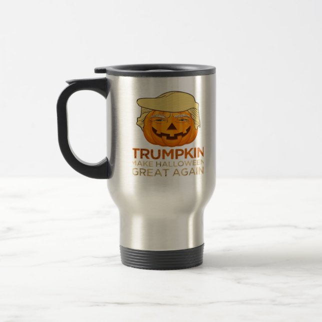 Trumpkin Halloween Funny Classic Resemugg (Vänster)