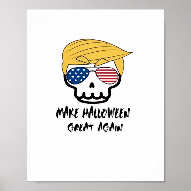 Trumpkin Halloween gör Halloween Underbart igen fu Poster (Framsidan)