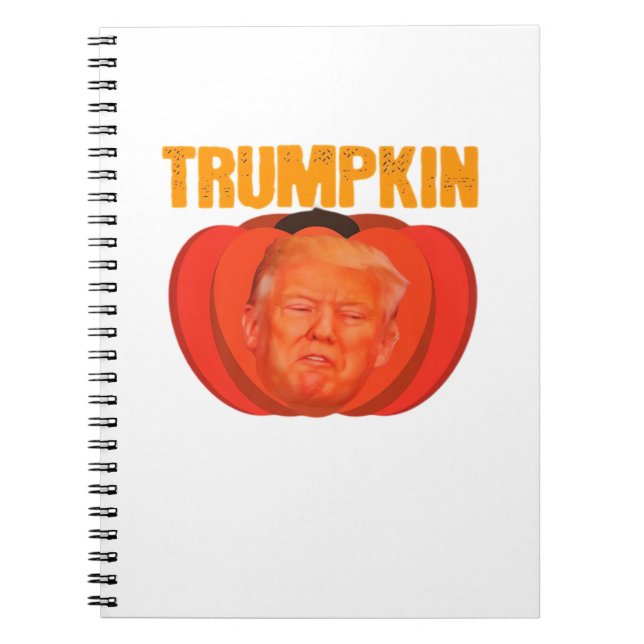 Trumpkin Halloween Jack o lantern Graphic Funny Anteckningsbok (Framsidan)