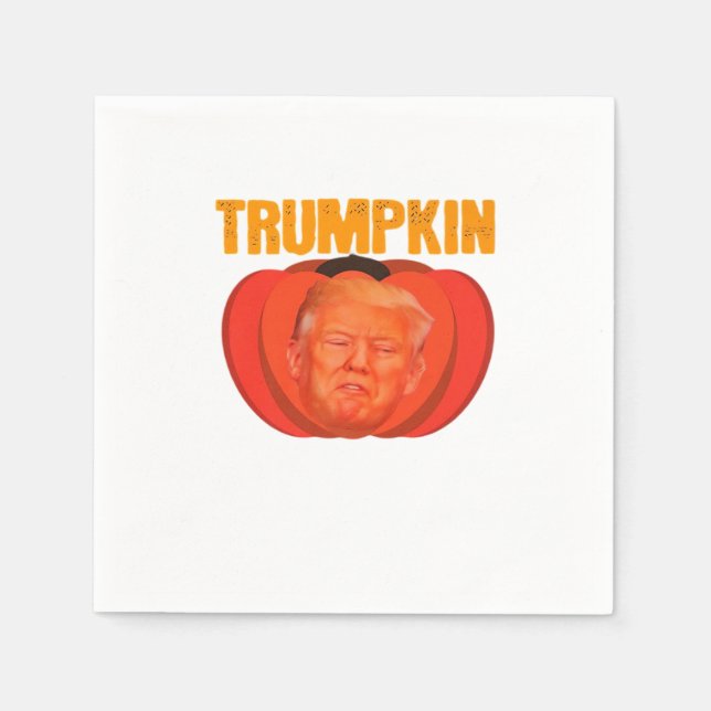Trumpkin Halloween Jack o lantern Graphic Funny Pappersservett (Framsidan)